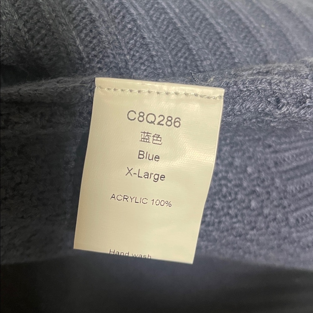 Open Front Navy Cardigan - Picture 2 of 10